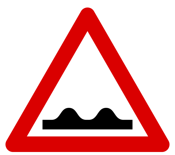 Знак «Нерівна дорога»