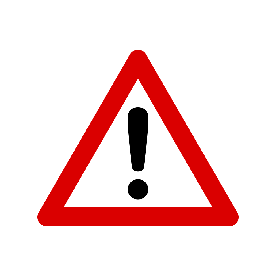 Знак 1.39 Аварійно-небезпечна ділянка (інша небезпека)