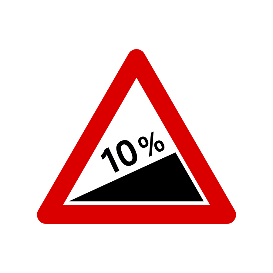 Знак 1.6 Крутий підйом