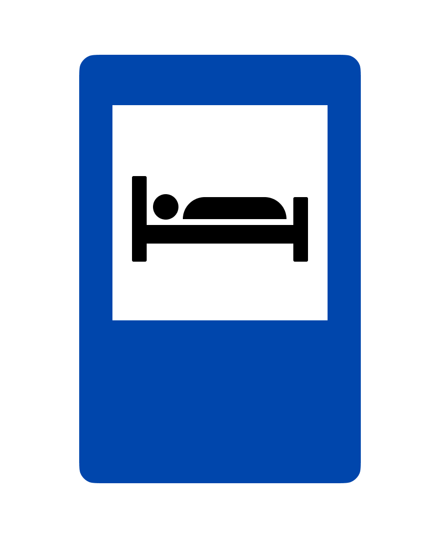 Знак 6.16 Готель або мотель