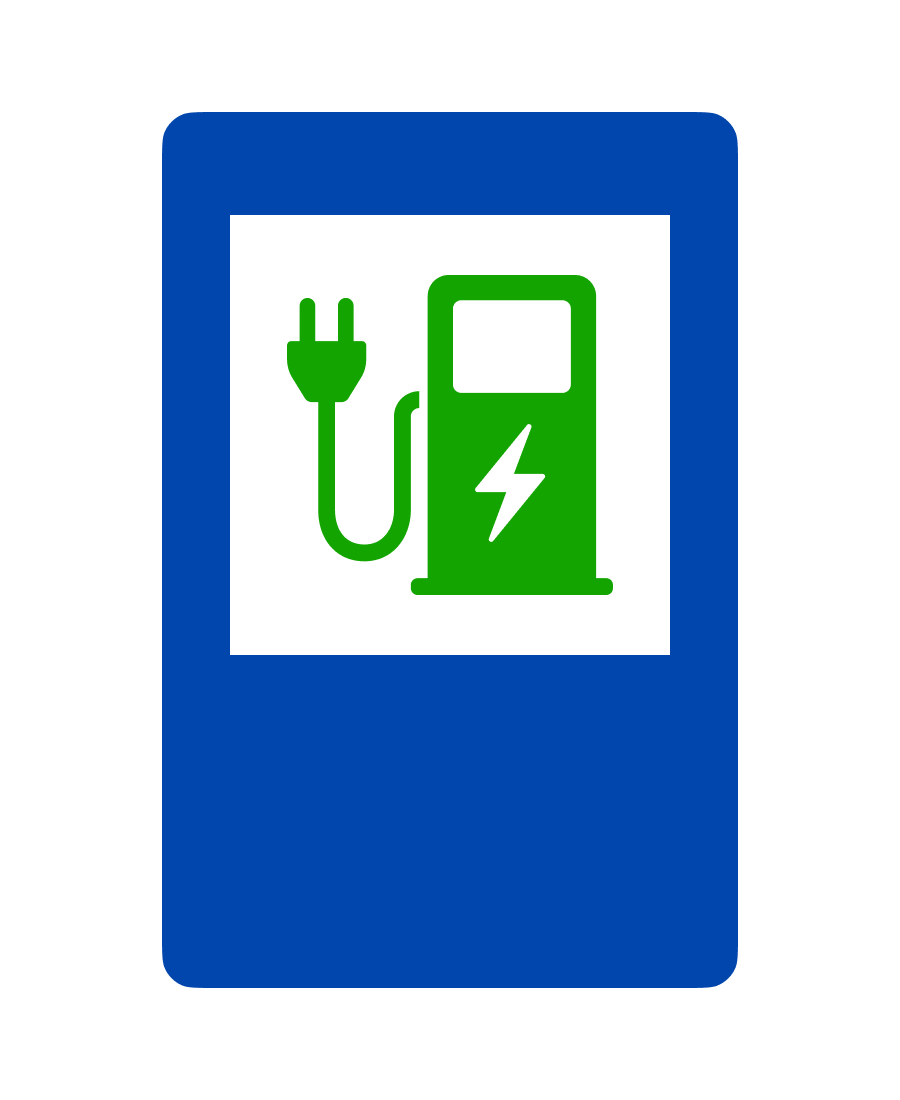 Знак 6.7.3 Електрозарядні станції