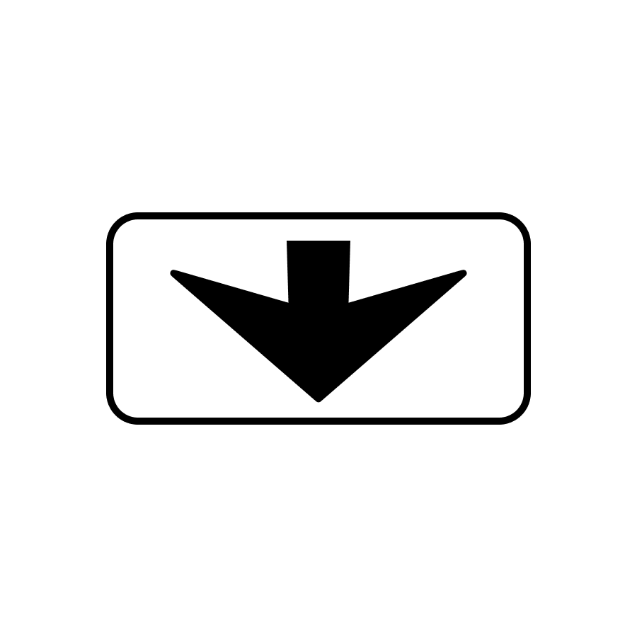 Знак 7.9 Смуга руху